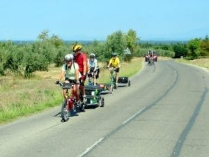 Bike Friday Tour group in France
